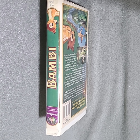 Disney Bambi Limited Edition 55th Anniversary VHS with Cover - Picture 3 of 10
